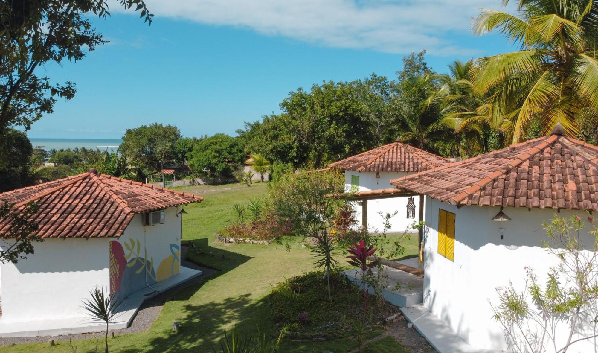 Chalés Canto do Mar - Cumuruxatiba - Hospedagem de Temporada Esterno foto